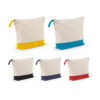 DAPHNE. Necessaire de cosméticos 100% algodão (340 g/m²) bicolor