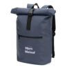 PORTLAND. Mochila “roll top” em PU com bolso para notebook (16″)