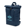 SAINT. Mochila “roll top” em algodão reciclado e poliéster reciclado (380 g/m²)