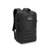 EDINBURGH BPACK. Mochila estilo militar em poliéster reciclado 600D de alta densidade, com bolso para notebook (17’3″) 21 L