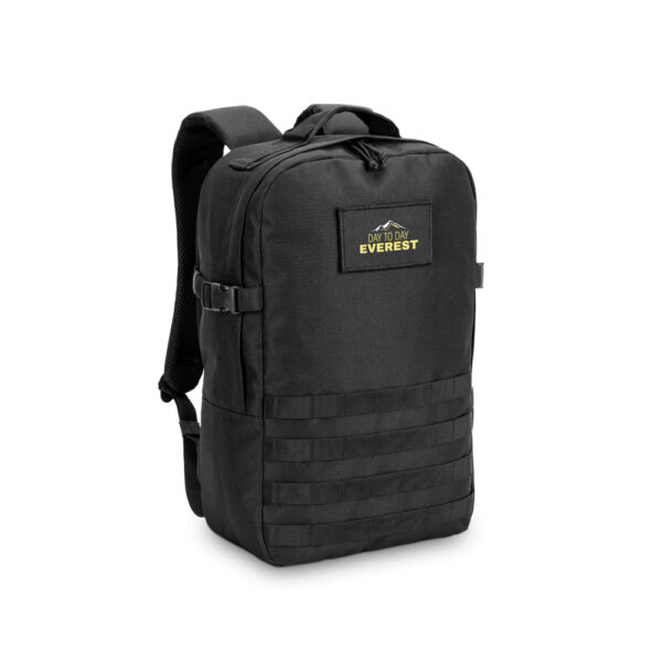 EDINBURGH BPACK. Mochila estilo militar em poliéster reciclado 600D de alta densidade, com bolso para notebook (17’3″) 21 L