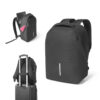 AUCKLAND. Mochila com sistema antirroubo para notebook (15’6″) em 600D e ripstop (17 L)