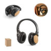 GOULD. Fone de ouvido wireless com autonomia de 5h (400 mAh), em bambu e ABS