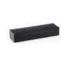 BLAZON. Caneta roller em metal com escrita em preto