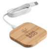 ECOPOWER. Carregador por indução super-rápido em bambu (15W)