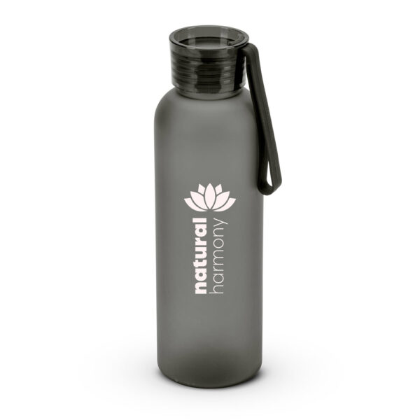 CARGNIN. Squeeze esportiva em PET 100% reciclado, com acabamento fosco (600 mL)