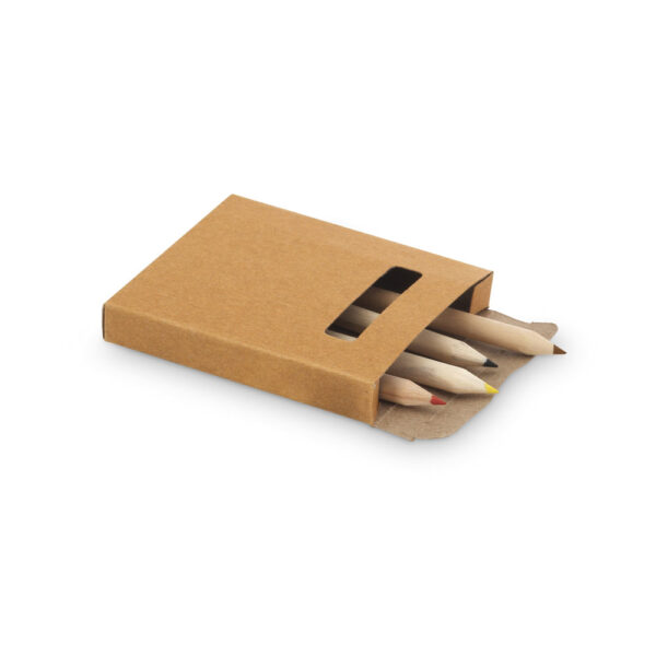 ANIM. Kit para pintar em caixa de papel kraft reciclado