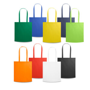 SALVADOR. Sacola em non-woven (80 g/m²) termo-selado com alças