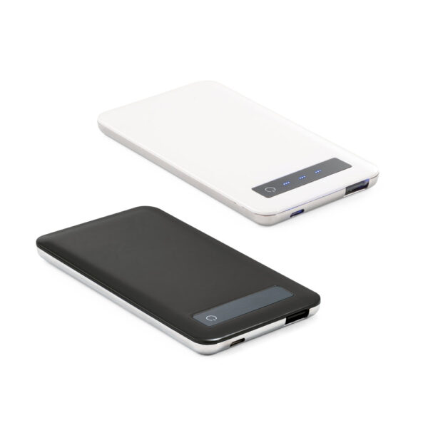SAGAN. Bateria portátil com ecrã touch e indicador de carga 4’000 mAh