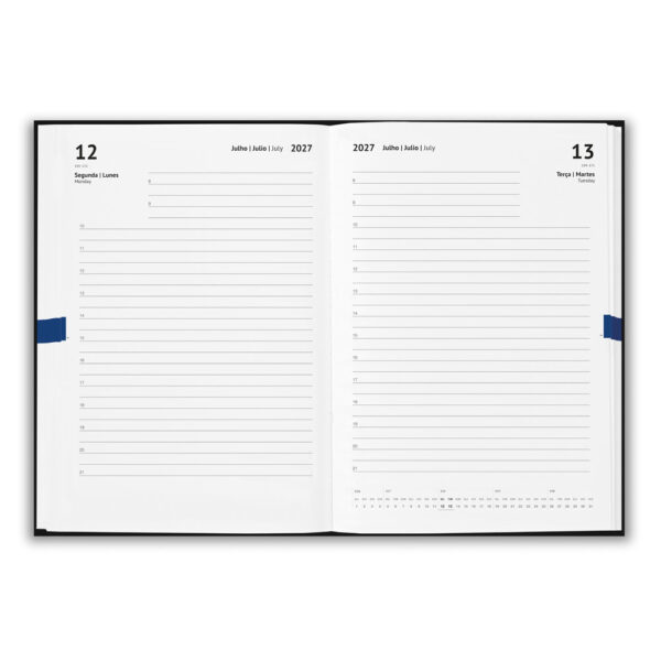 MUSSET A5. Agenda A5 em PU (58% reciclado)