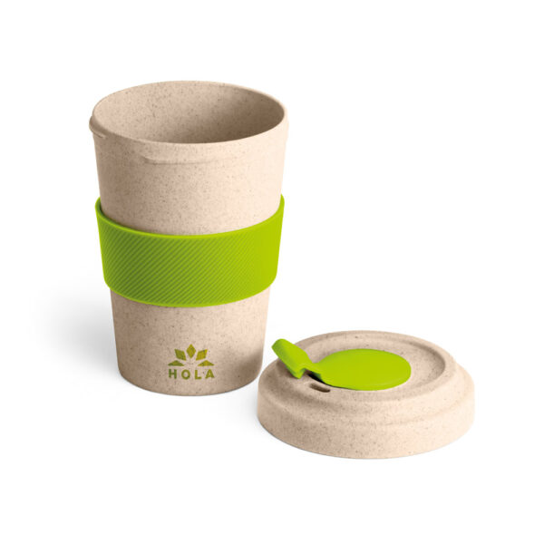 CANNA. Copo para viagem em fibra de bambu (60%) e PP (40%) (500 mL)
