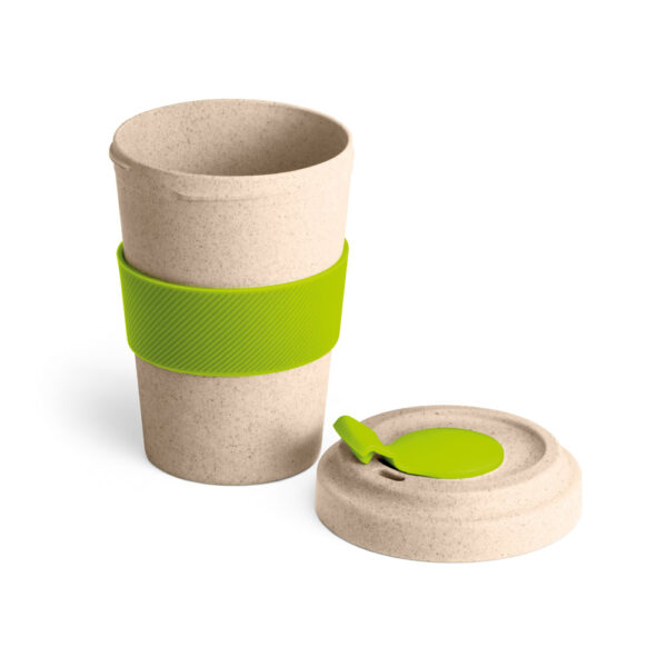 CANNA. Copo para viagem em fibra de bambu (60%) e PP (40%) (500 mL)