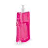 KWILL. Squeeze dobrável em PE com sistema “push-pull” e acabamento translúcido (460 mL)