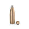 SHOW METALLIC. Garrafa térmica em aço inox de parede dupla isolada a vácuo, com acabamento metalizado (510 mL)