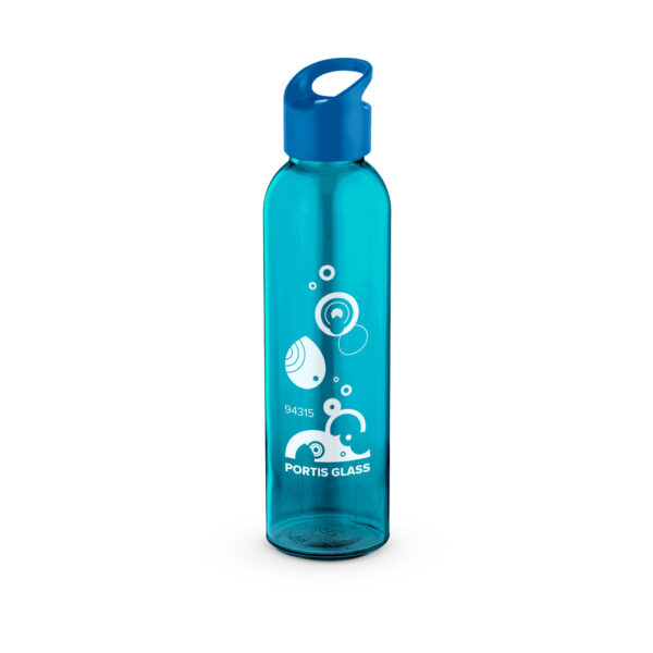 PORTIS GLASS. Garrafa em vidro com tampa em PP (500 mL)
