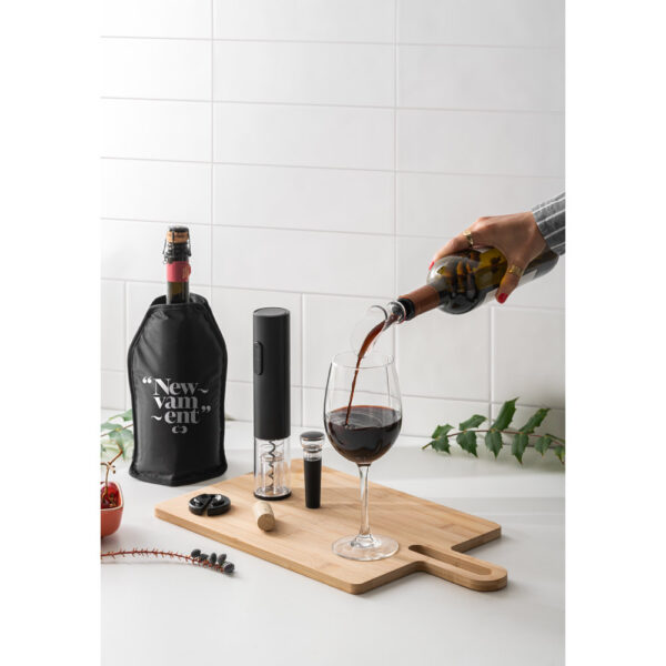 BLEND. Manga refrigeradora ideal para garrafas de vinho em nylon com elástico nas laterais