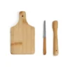 KIT PARA CAIPIRINHA EM BAMBU / MADEIRA IBIZA – 0,35 L – 4 PÇS