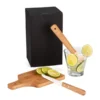 KIT PARA CAIPIRINHA EM BAMBU / MADEIRA IBIZA – 0,35 L – 4 PÇS