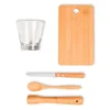 KIT PARA CAIPIRINHA EM BAMBU / MADEIRA / INOX – 5 PÇS