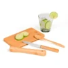 KIT PARA CAIPIRINHA EM BAMBU / MADEIRA / INOX – 5 PÇS