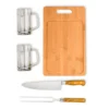 KIT PREMIUM PARA CHURRASCO / CERVEJA – 5 PÇS