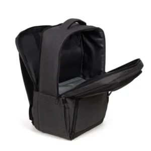 MOCHILA COM BOLSO TÉRMICO EM RPET - CINZA ESCURO - 24L
