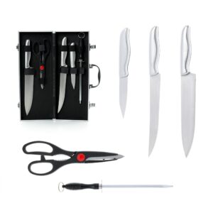 KIT CHURRASCO C/ 5 PEÇAS NA MALETA