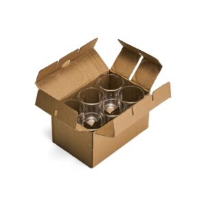 KIT COPOS DE VIDRO 50ML 6PÇS