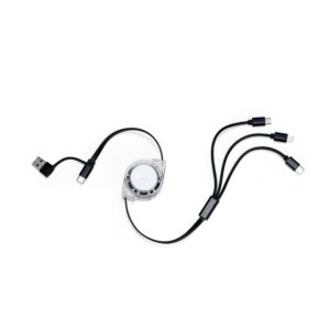 CABO USB RETRÁTIL 3 EM 1