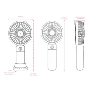 MINI VENTILADOR RECARREGÁVEL