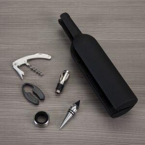 KIT VINHO 5PÇS FORMATO GARRAFA