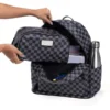 CONJ. MOCHILA E NECESSAIRE EM PVC – XADREZ