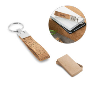 CORKS. Chaveiro em cortiça e metal